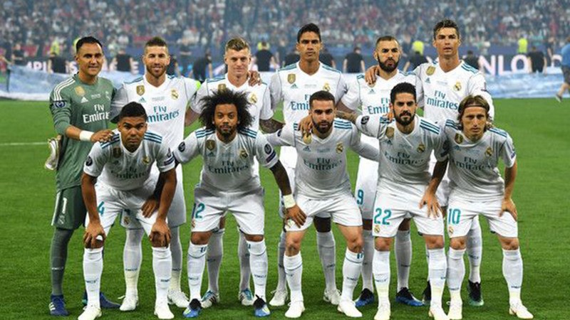 Đội hình Real Madrid 2017 sở hữu rất nhiều những cái tên xuất sắc nhất